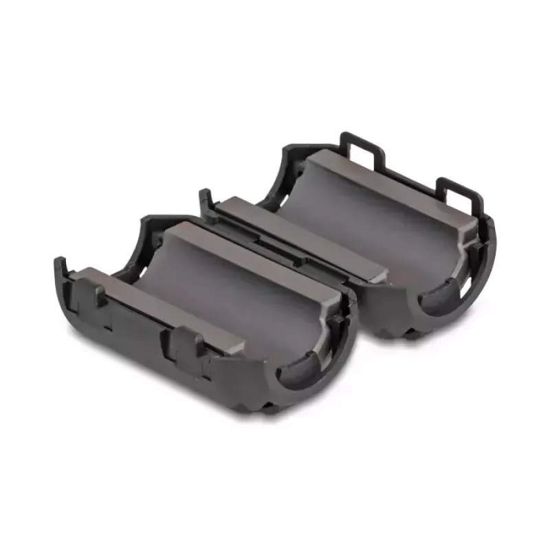 Abraçadeira de ferrite DELOCK 80948, preto, níquel/plástico/zinco, 36 × 23,5 × 22,2 mm, pack de 2