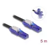 Cabo de rede DeLOCK 80929 RJ-45 Cat6 5 m preto violeta