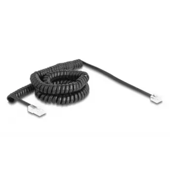Cabo telefónico DeLOCK 5 m preto 88481 RJ-11 RJ-45