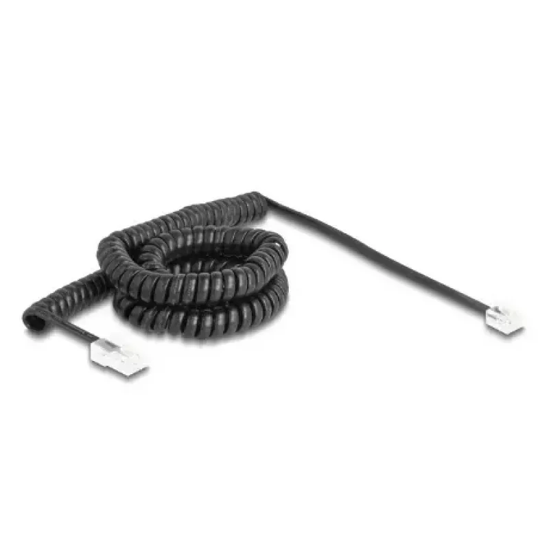Cabo telefónico DeLOCK 5 m preto 88481 RJ-11 RJ-45