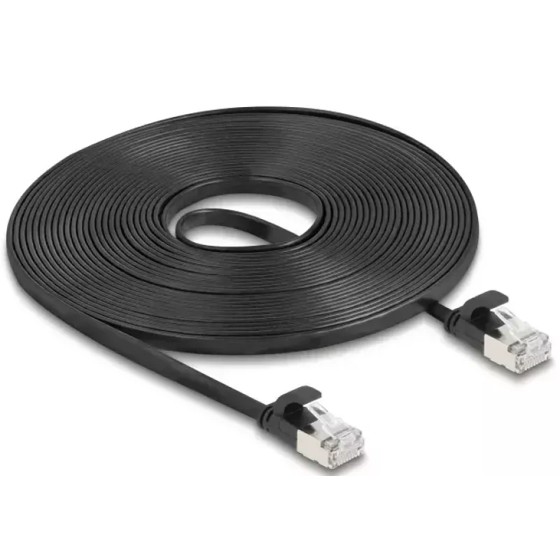 Cabo de rede DeLOCK 81168 RJ-45 Cat6a 7,5 m preto