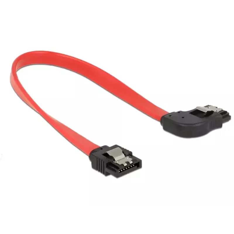 Cabo SATA DeLOCK 83967 0,2 m SATA 7 pinos preto vermelho