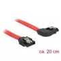 Cabo SATA DeLOCK 83967 0,2 m SATA 7 pinos preto vermelho