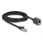 Cabo de rede DeLOCK 90317 RJ-45 Cat6a 3 m preto