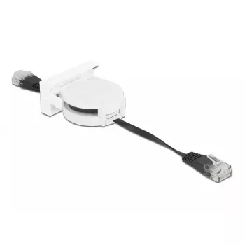 Cabo de passagem de rede DeLOCK Easy 45 módulo RJ45 Cat.5e preto
