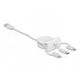 DeLOCK Easy 45 módulo USB 2.0 cabo retrátil 3-em-1 0,5 m
