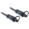 Cabo de áudio DeLOCK 82887 TOSLINK 1 m preto
