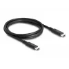 Cabo coaxial USB4 DeLOCK 40 Gbit/s 1,2 m USB PD 3.1 240 W