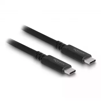 Cabo coaxial USB4 DeLOCK 40 Gbit/s 1,2 m USB PD 3.1 240 W