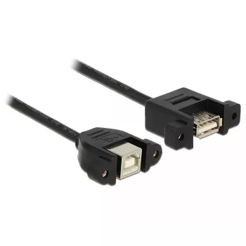 Cabo USB DeLOCK 1 m USB 2.0-A/USB 2.0-B preto