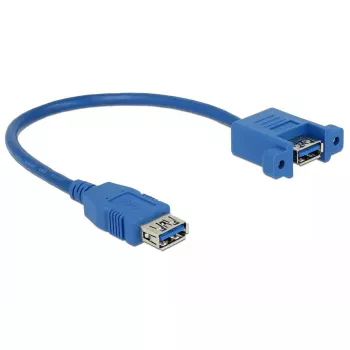 Cabo USB DeLOCK 0,25 m 2x USB 3.0-A