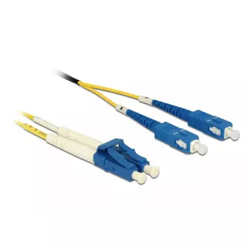 Cabo de fibra ótica DeLOCK 1 m LC-SC 84609
