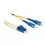 Cabo de fibra ótica DeLOCK 1 m LC-SC 84609