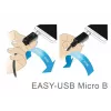 Cabo USB DeLOCK 84806 USB 2.0 0,5 m USB A Micro-USB B branco