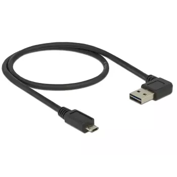 Cabo USB DeLOCK 0,5m USB2.0-A USB2.0 Micro-B
