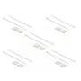 Suporte para abraçadeiras DeLOCK 18677 branco nylon 10 unid.