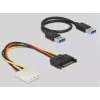 DeLOCK 41428 Placa Riser de M.2 Key B+M para PCIe x16 com cabo USB de 30 cm