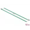 Abraçadeira de cabos DeLOCK 18801 aço inoxidável verde 200 mm 10 unid.