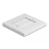 Placa de parede DeLOCK 66495 branco