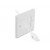 Placa de parede DeLOCK 66495 branco