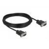 Cabo série DeLOCK 86576 preto 5 m RS-232 Sub-D9