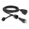 Cabo de rede DeLOCK RJ45 macho para RJ45 macho Cat.6 STP 3 m IP68 à prova de água