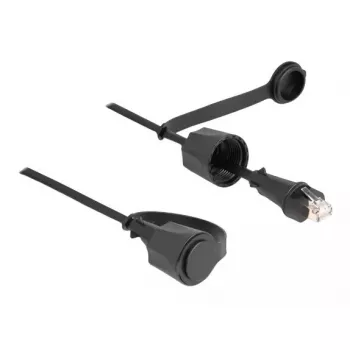 Cabo de rede DeLOCK RJ45 macho para RJ45 macho Cat.6 STP 3 m IP68 à prova de água