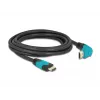 Cabo HDMI DeLOCK 86993 3 m HDMI tipo A standard preto azul
