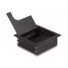 Passa-cabos DELOCK 66855 para secretária, preto, 80×80×28 mm, 1 unid.