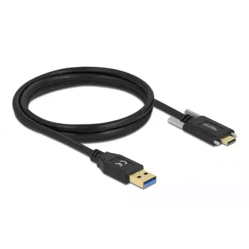Cabo USB DeLOCK 84017 1,5 m USB 3.2 Gen 1 USB A USB C preto
