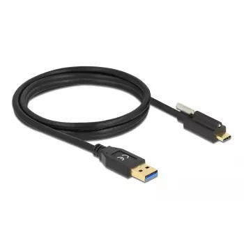 Cabo USB DeLOCK 84028 1,5 m USB 3.2 Gen 1 USB A USB C preto