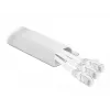 Calha para cabos DeLOCK 20885 montagem sob secretária 63 x 28 mm branco 2 unid.