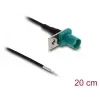 Cabo coaxial DELOCK 90725, FAKRA Z macho – 0,2 m, 1,13/0,2