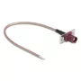 Cabo coaxial DELOCK 90729 RG-316/U 0,2 m com macho FAKRA-D, castanho