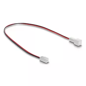 Extensão de cabo para sistema de refrigeração de computador DELOCK 90869 — PVC, 1,3 mm de diâmetro, preto/vermelho/branco