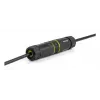 Adaptador de acoplamento DELOCK conector fêmea RJ45 a conector fêmea RJ45 com rosca M23, Cat.6a/Cat.7, IP68, preto
