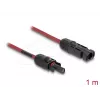 Cabo DELOCK 90973 cabo solar DL4 6 mm² 1 m vermelho/preto conector macho para fêmea 1000 V DC