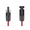 Cabo DELOCK 90973 cabo solar DL4 6 mm² 1 m vermelho/preto conector macho para fêmea 1000 V DC