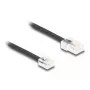 DeLOCK 88038 cabo telefónico 5 m preto RJ-45 RJ-11
