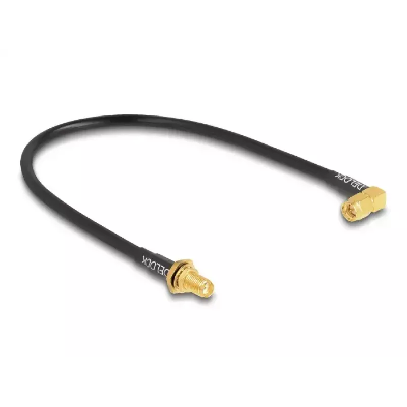 Cabo coaxial DeLOCK 12110 0,3 m SMA preto