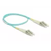 Cabo de fibra ótica DeLOCK LC para LC multimodo OM3 0,5 m