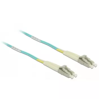 Cabo de fibra ótica DeLOCK LC para LC multimodo OM3 0,5 m