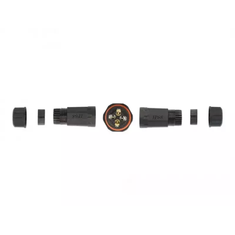 Conector elétrico de cabo DELOCK 86914 reto 85–260V preto 25×114 mm 1 unid.