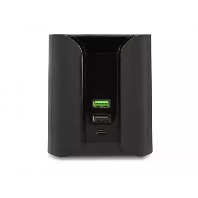 Carregador com fio e sem fios DeLOCK 1 × USB Type-C PD + 2 × USB Type-A 58 W