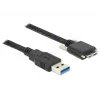 Cabo USB DeLOCK 2 m USB 3.0 USB 3.2 Gen 1 Micro-USB B preto