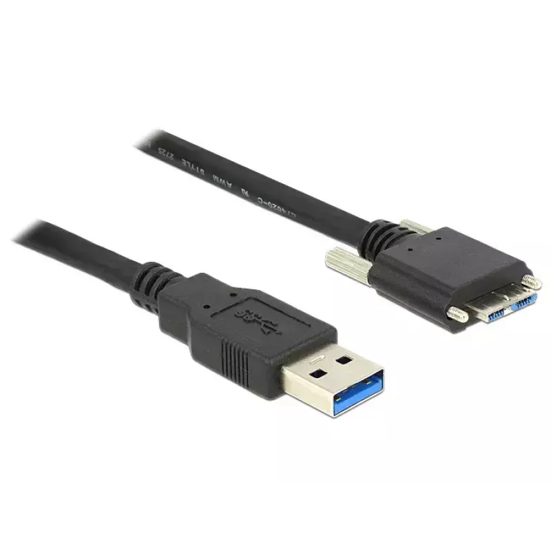 Cabo USB DeLOCK 2 m USB 3.0 USB 3.2 Gen 1 Micro-USB B preto