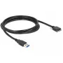 Cabo USB DeLOCK 2 m USB 3.0 USB 3.2 Gen 1 Micro-USB B preto