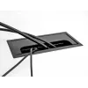 Passa-cabos DELOCK 66856 para secretária, preto, 80×160×28 mm, 1 unid.