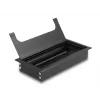 Passa-cabos DELOCK 66856 para secretária, preto, 80×160×28 mm, 1 unid.
