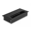 Passa-cabos DELOCK 66856 para secretária, preto, 80×160×28 mm, 1 unid.